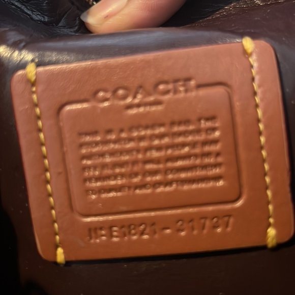 Coach black carryall - Picture 3 of 5